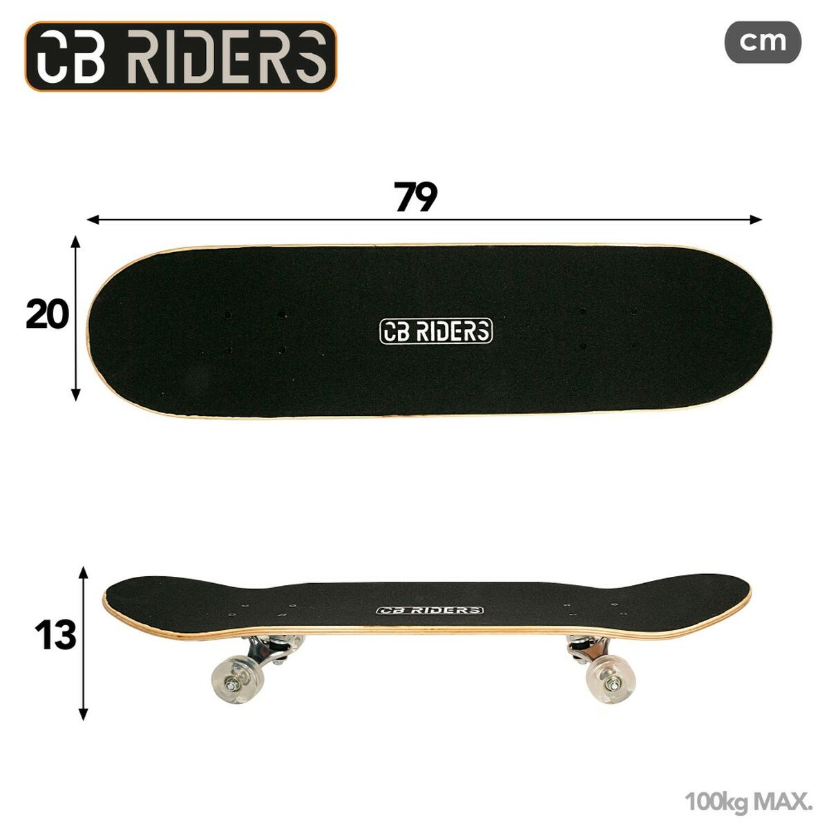 Skateboard Colorbaby (2 kusů)